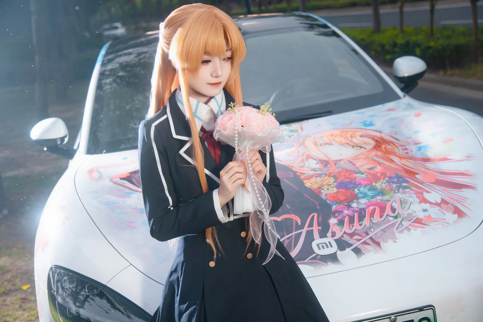 亞絲娜cos 刀劍神域學園風與痛車的完美結合 - 第 8 張