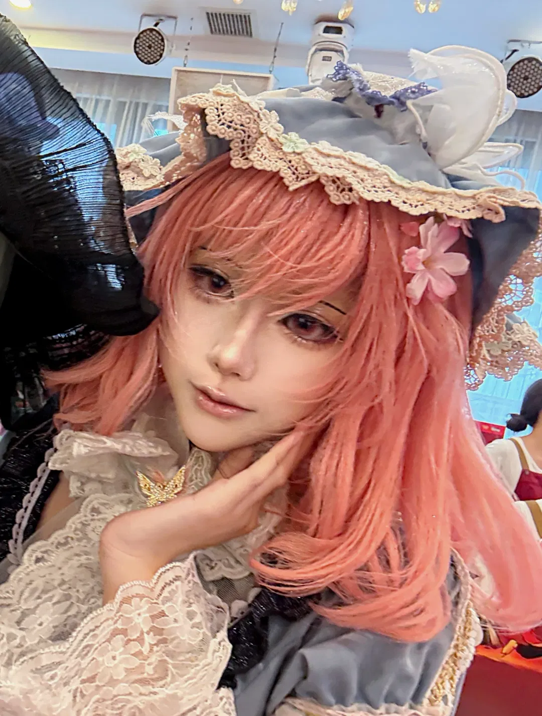 【西行寺幽幽子cos】东方project里的亡灵公主，今天也在优雅赏花 - 第 2 张