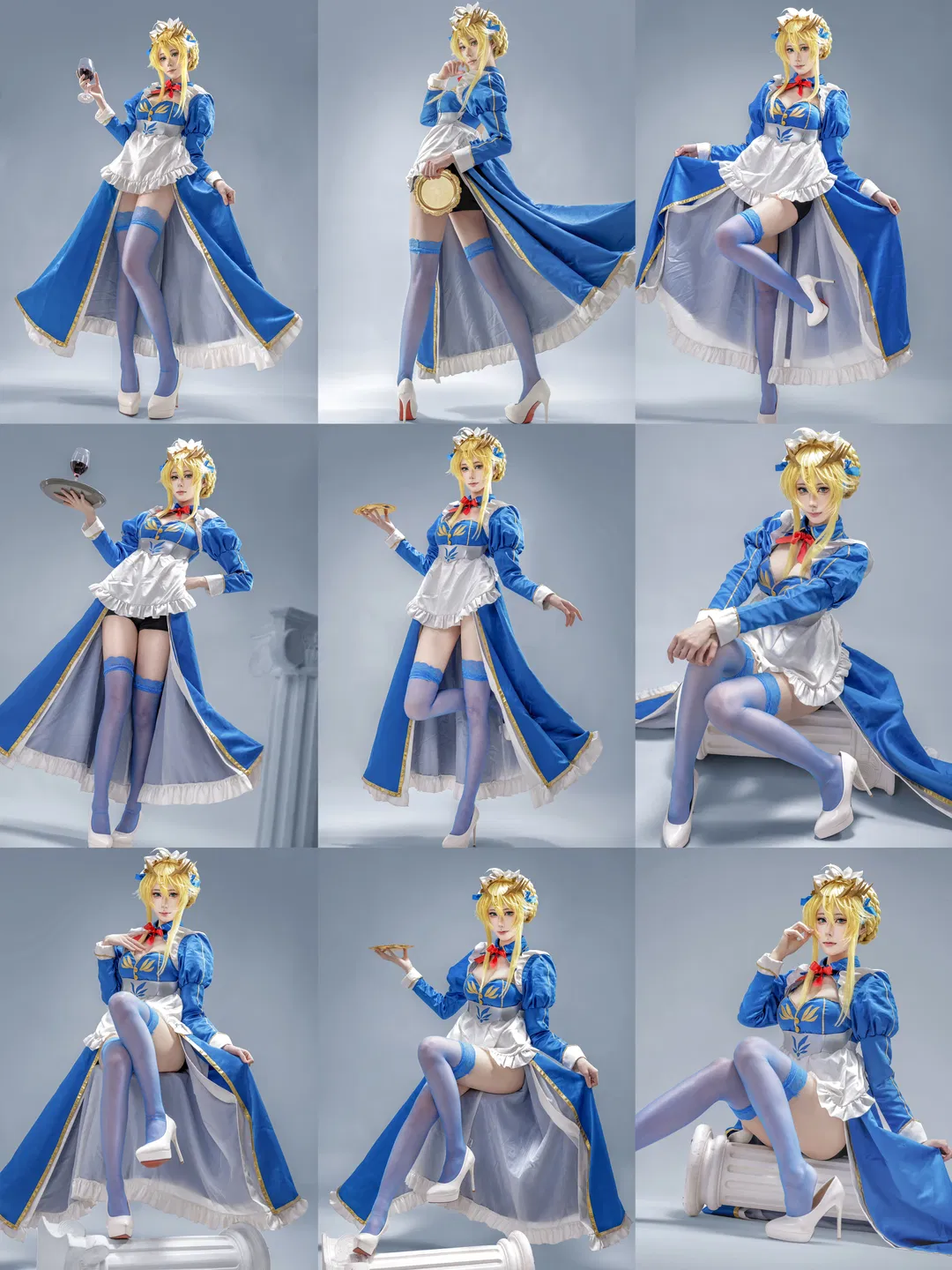 【阿尔托莉雅cos】Fate/Grand Order白枪呆女仆为您服务 - 第 1 张