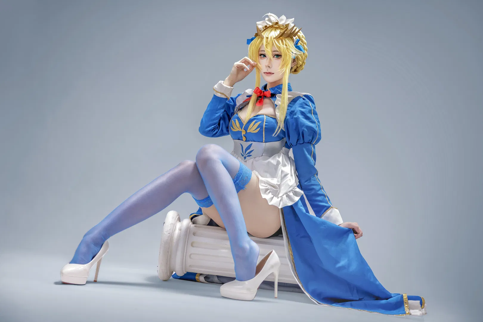【阿尔托莉雅cos】Fate/Grand Order白枪呆女仆为您服务 - 第 10 张