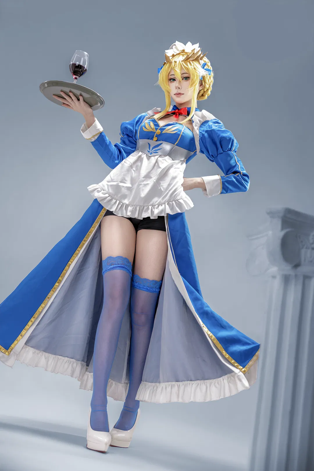 【阿尔托莉雅cos】Fate/Grand Order白枪呆女仆为您服务 - 第 5 张