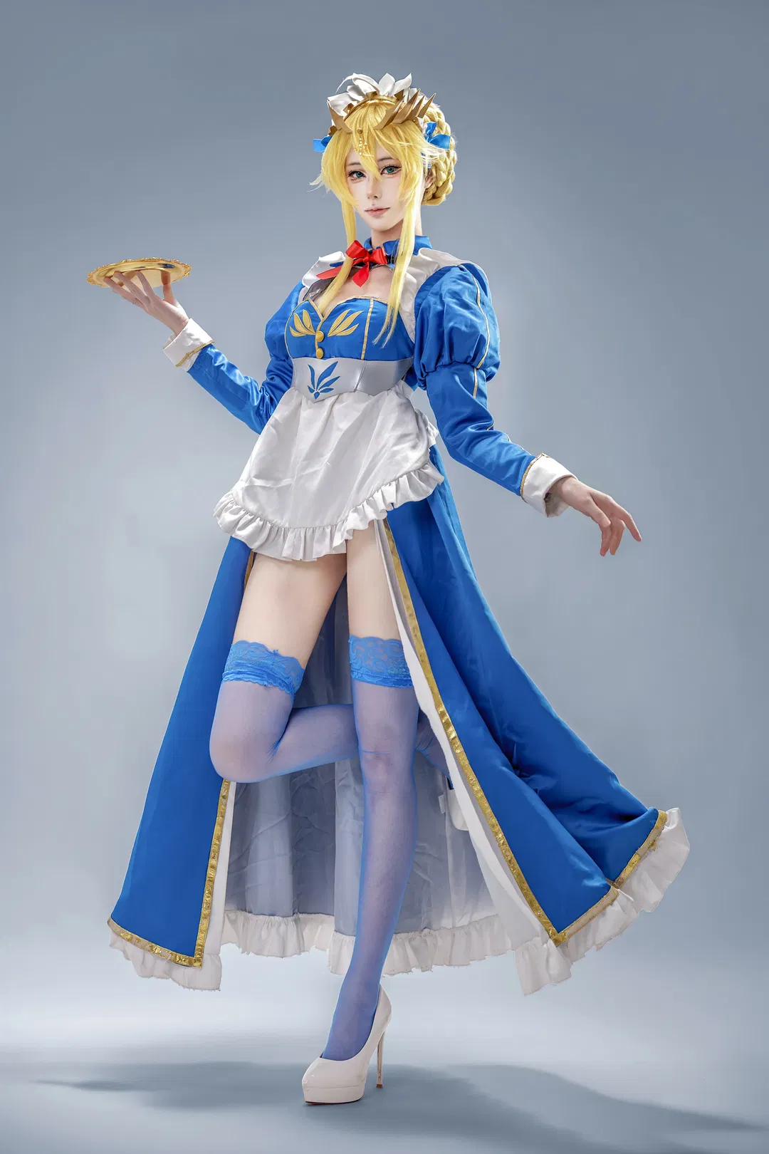 【阿尔托莉雅cos】Fate/Grand Order白枪呆女仆为您服务 - 第 6 张