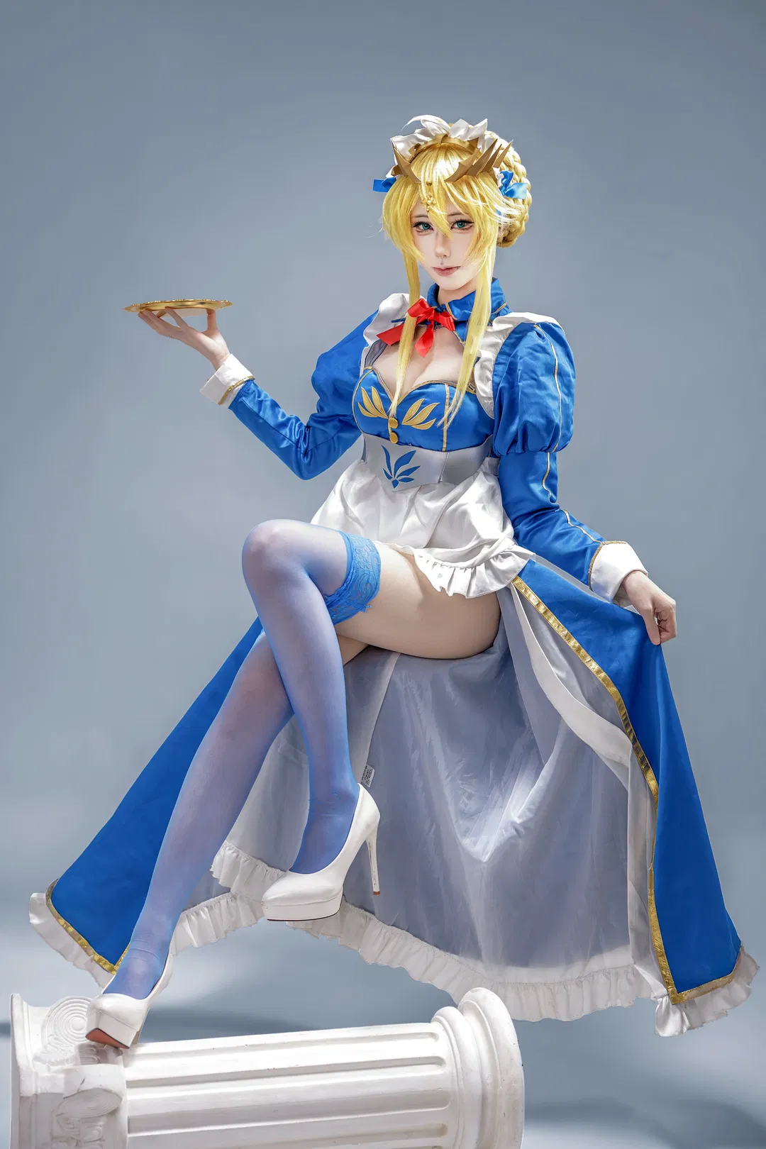【阿尔托莉雅cos】Fate/Grand Order白枪呆女仆为您服务 - 第 9 张
