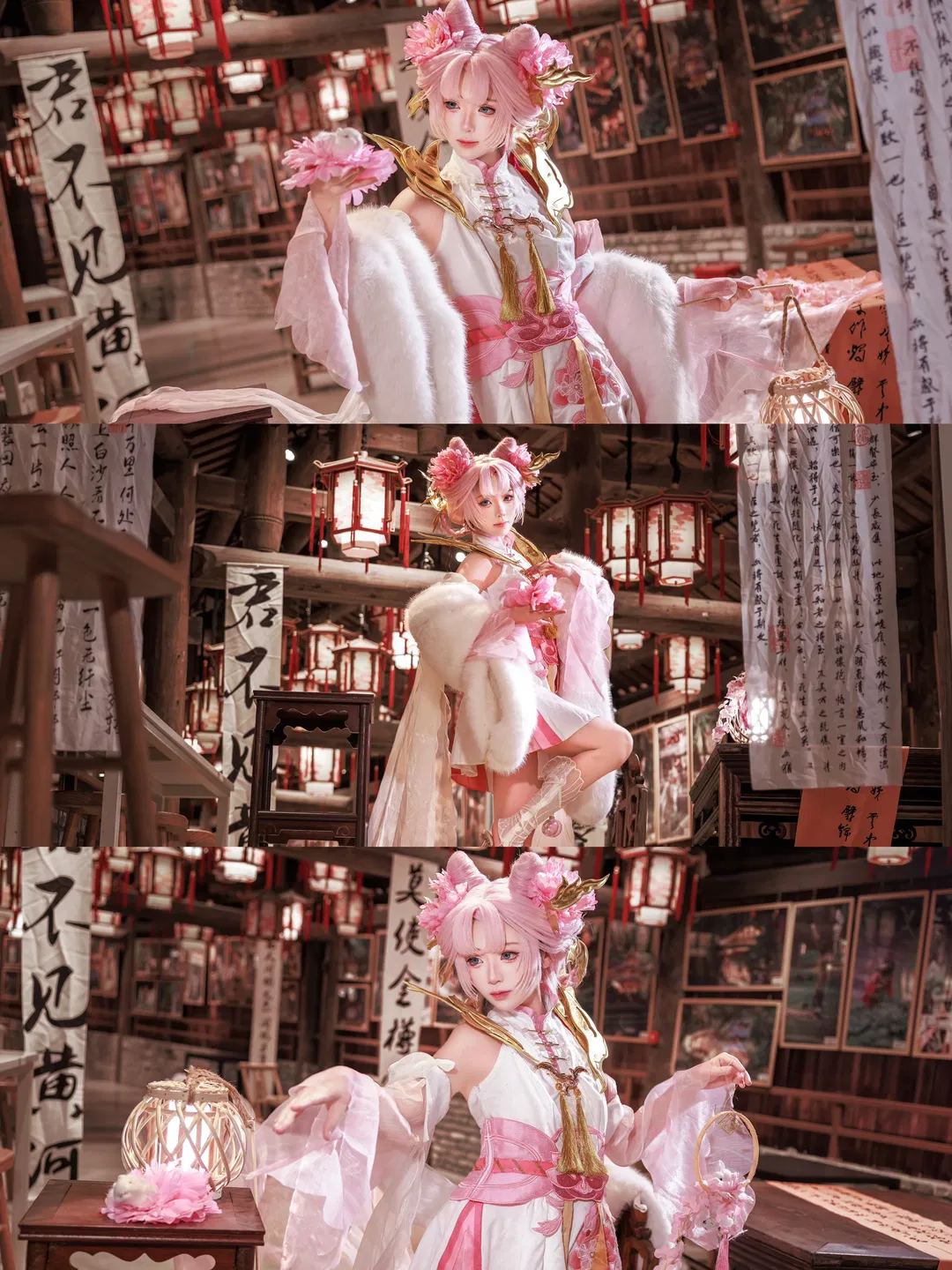 【嫦娥cos】王者荣耀拒霜思，秋夜明灯照归梦 - 第 1 张
