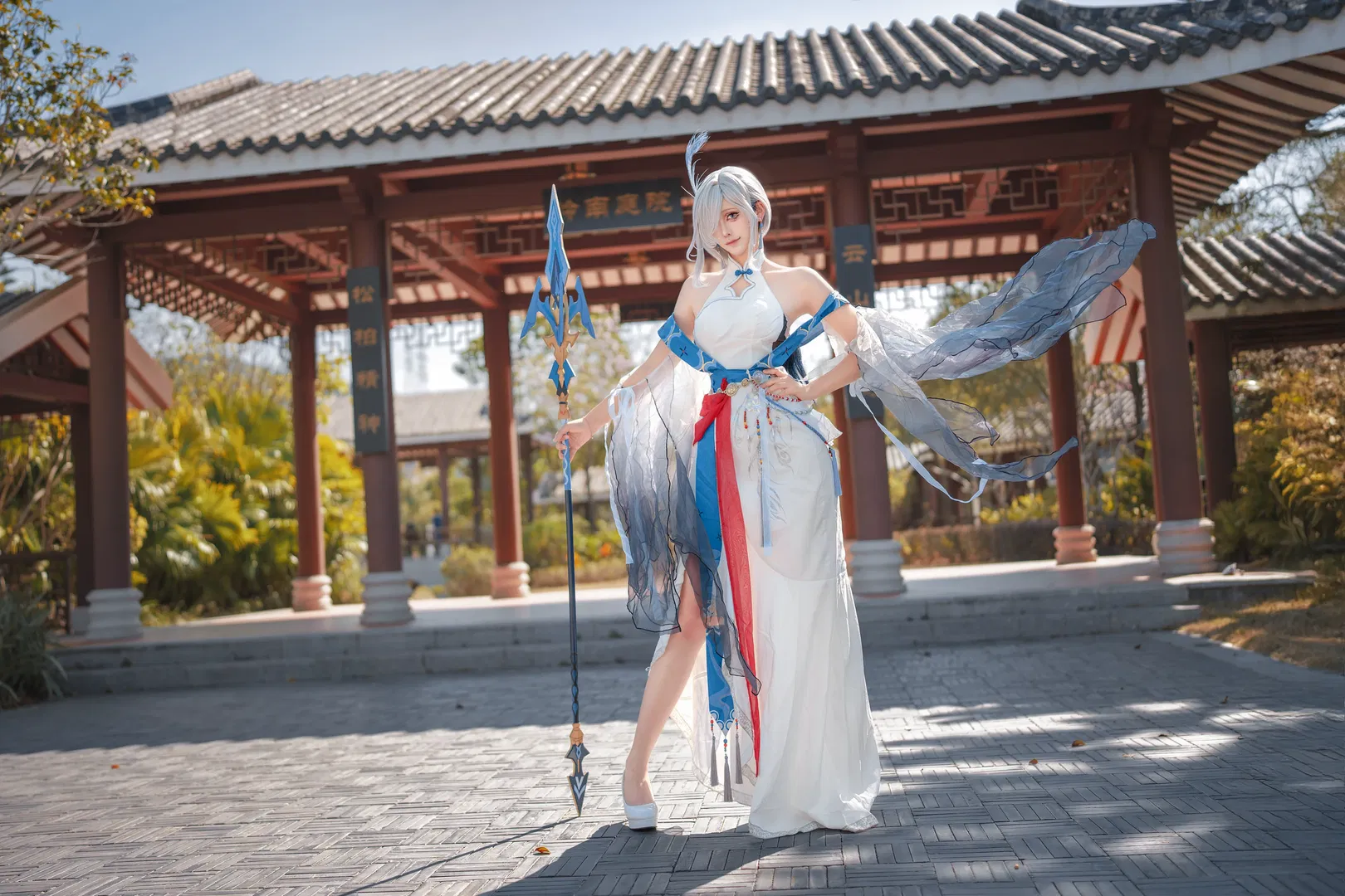 【申鹤cos】原神 心无杂念方可超然，红绳系住的不只是执念 - 第 4 张