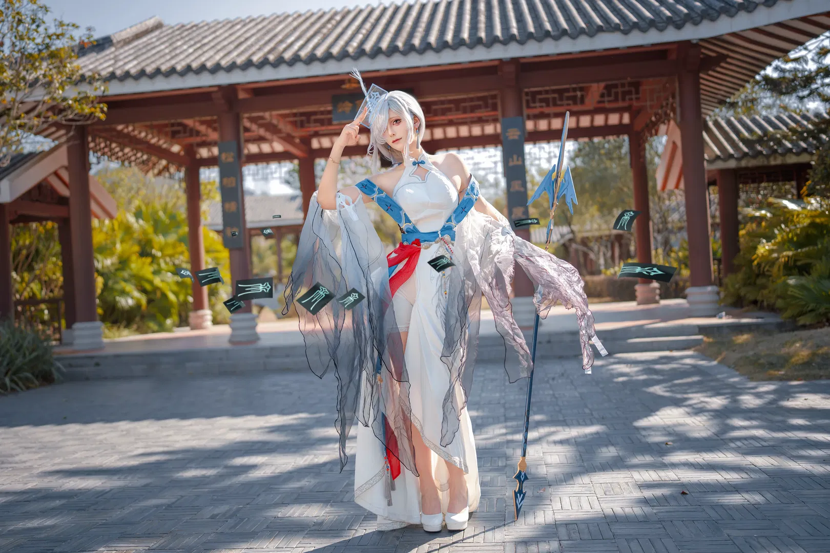 【申鹤cos】原神 心无杂念方可超然，红绳系住的不只是执念 - 第 7 张