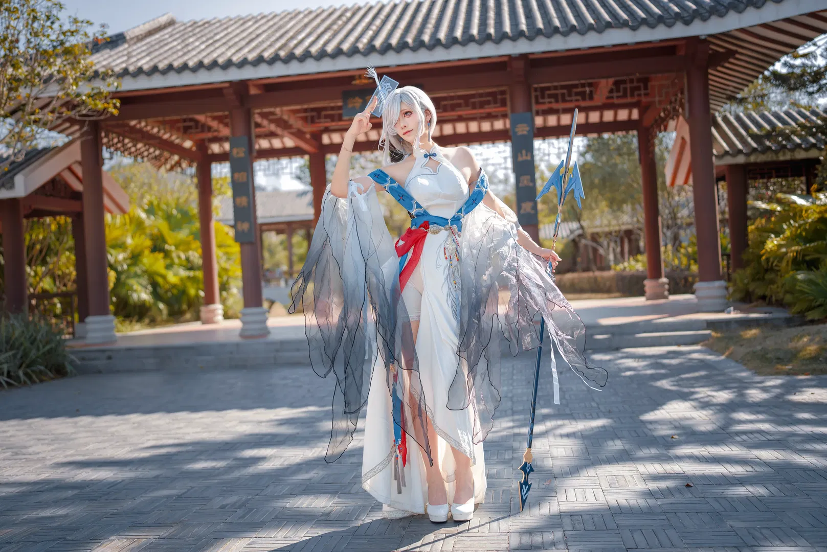 【申鹤cos】原神 心无杂念方可超然，红绳系住的不只是执念 - 第 8 张
