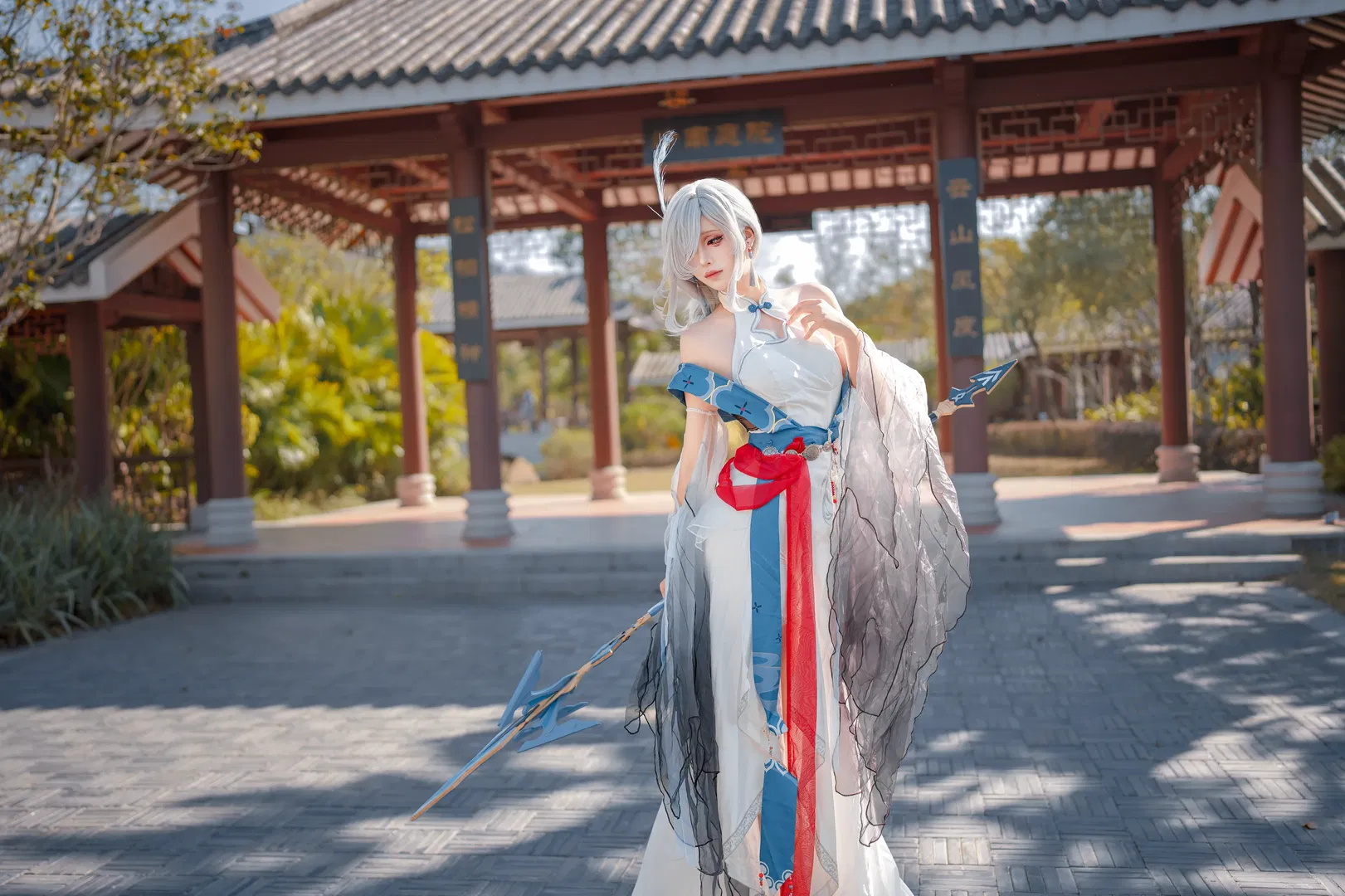 【申鹤cos】原神 心无杂念方可超然，红绳系住的不只是执念 - 第 9 张