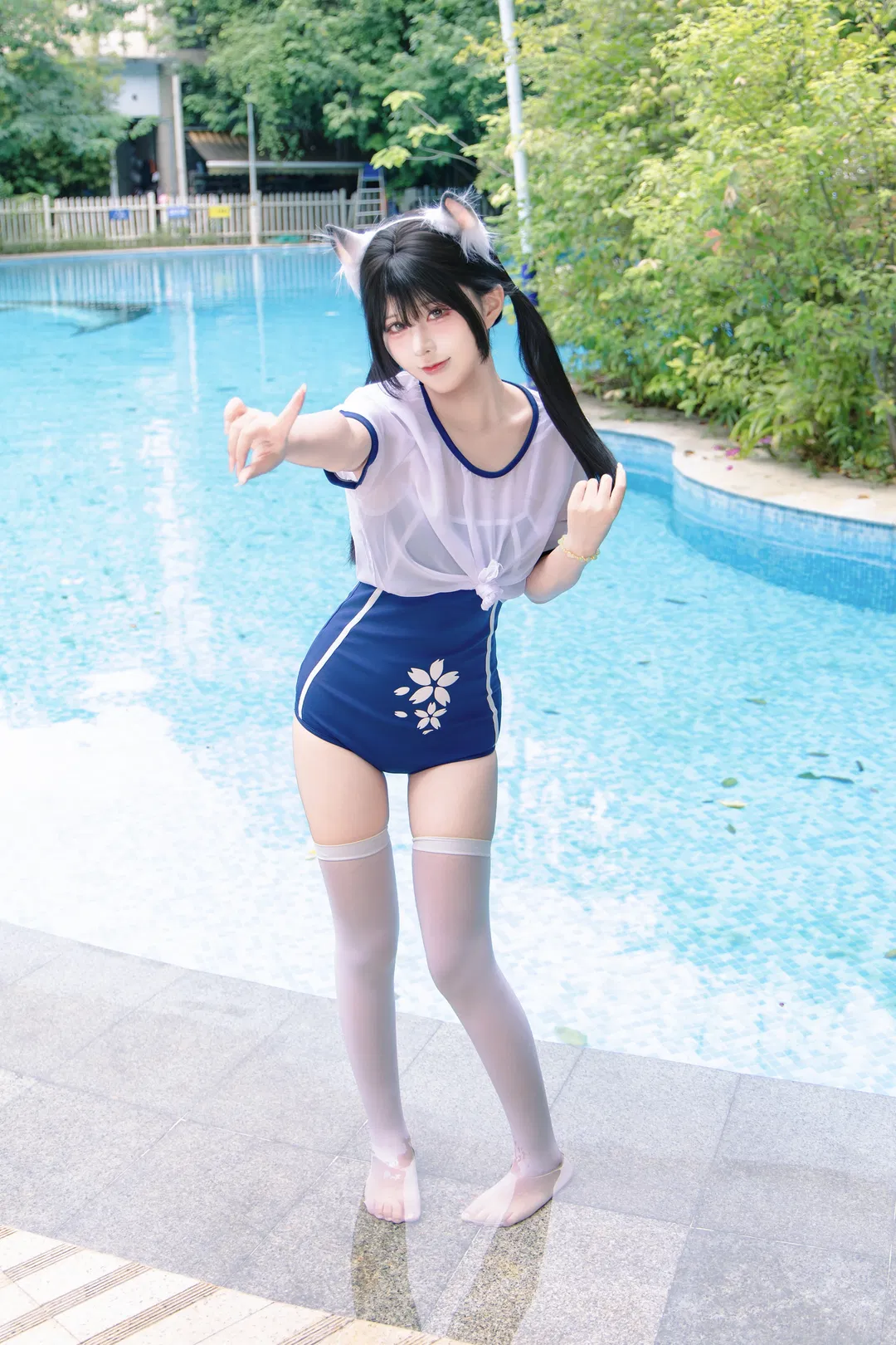 【胡桃cos】永劫無間夏日泳池穿搭 - 第 3 張