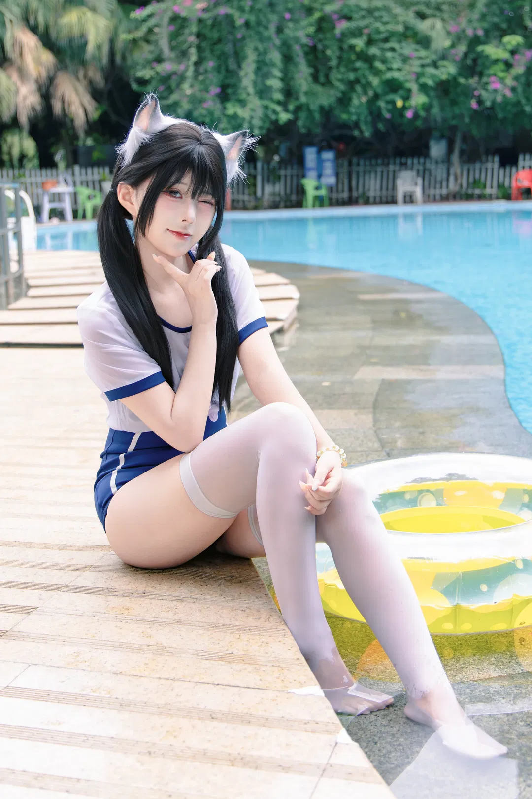 【胡桃cos】永劫無間夏日泳池穿搭 - 第 5 張