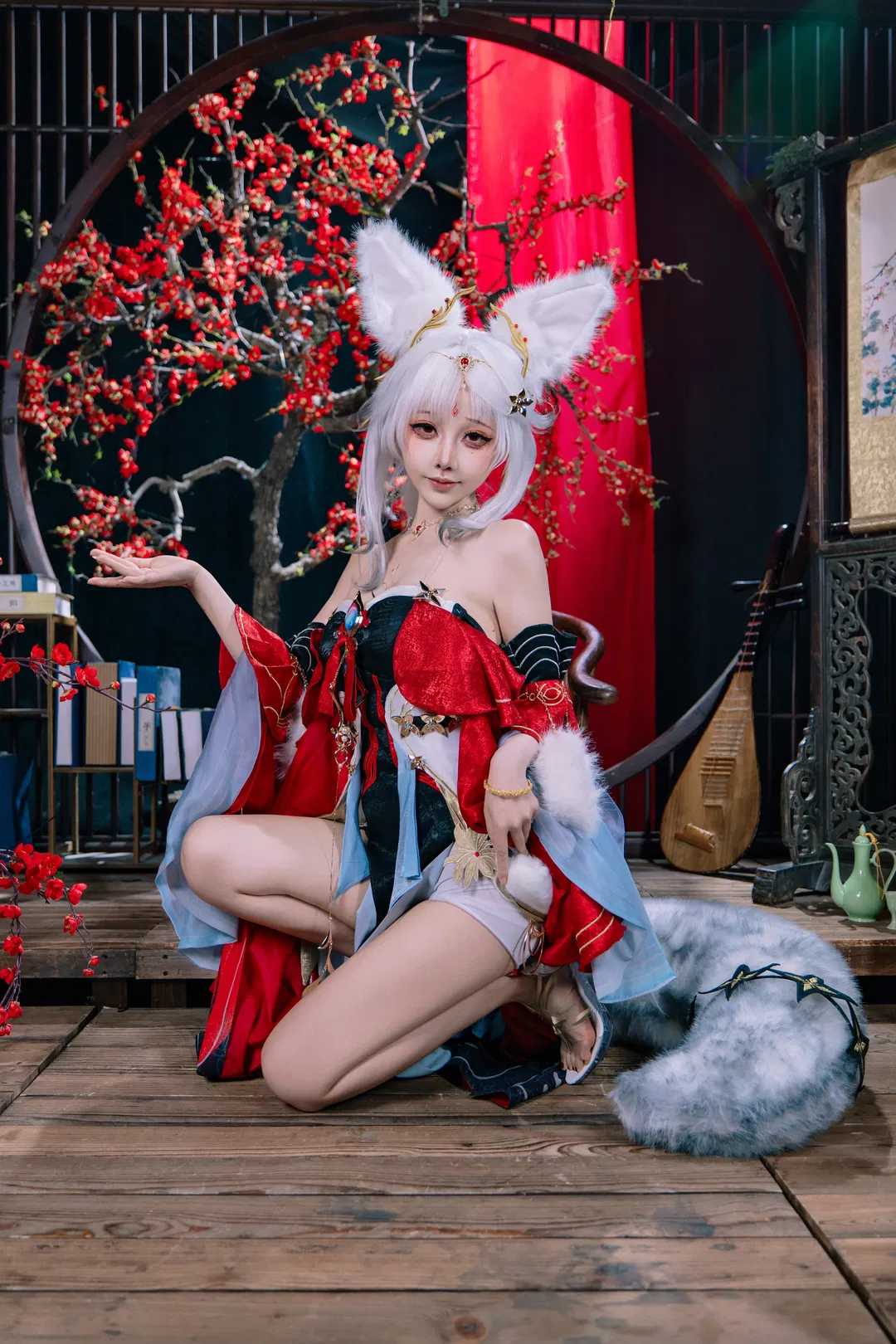 【心月狐cos】鳴潮心月狐的狐系妝造與國風穿搭 - 第 5 張