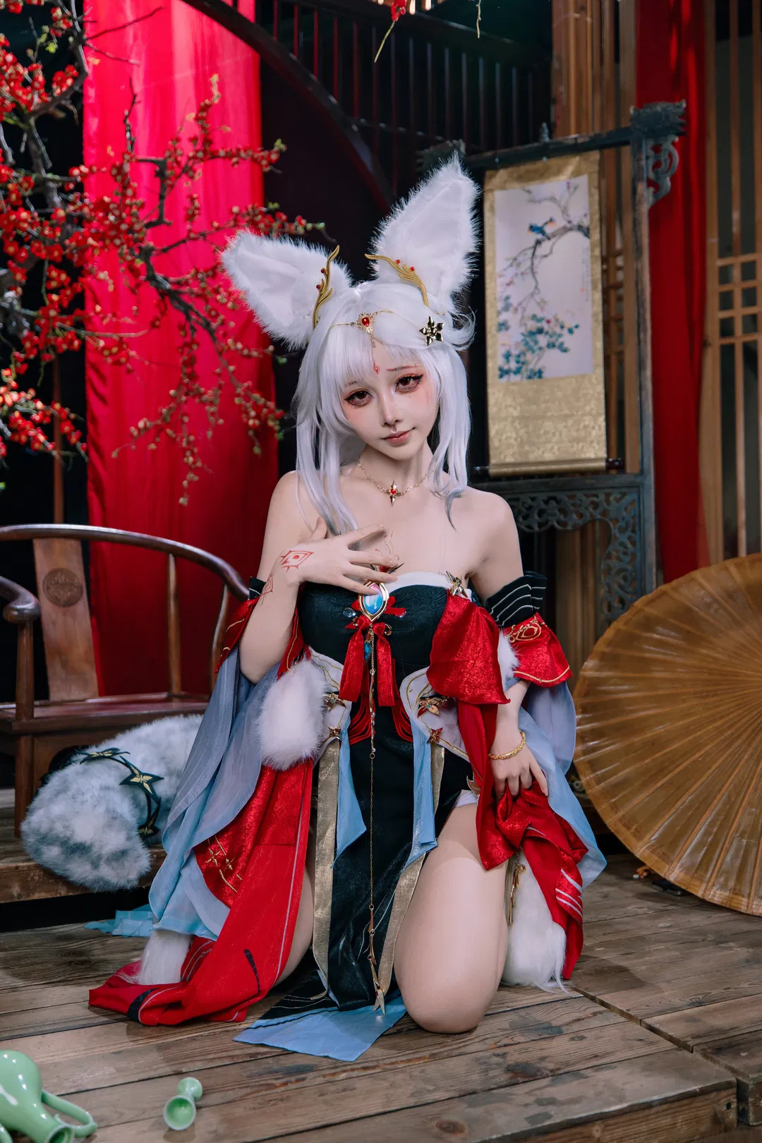 【心月狐cos】鳴潮心月狐的狐系妝造與國風穿搭 - 第 6 張
