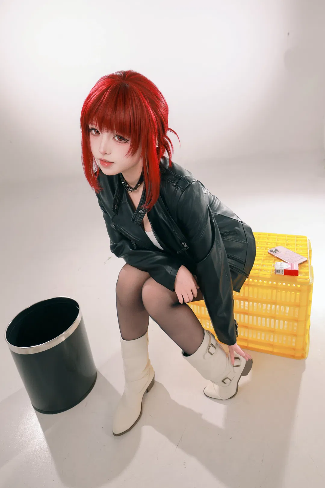 【山田cos】白棚光影下的超市后门吸烟日常 - 第 4 张