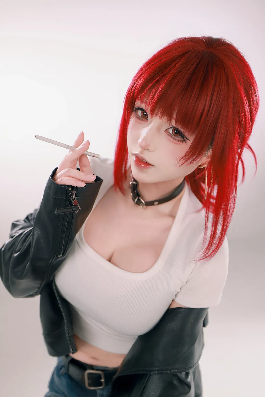 【山田cos】白棚光影下的超市后门吸烟日常 - 第 6 张