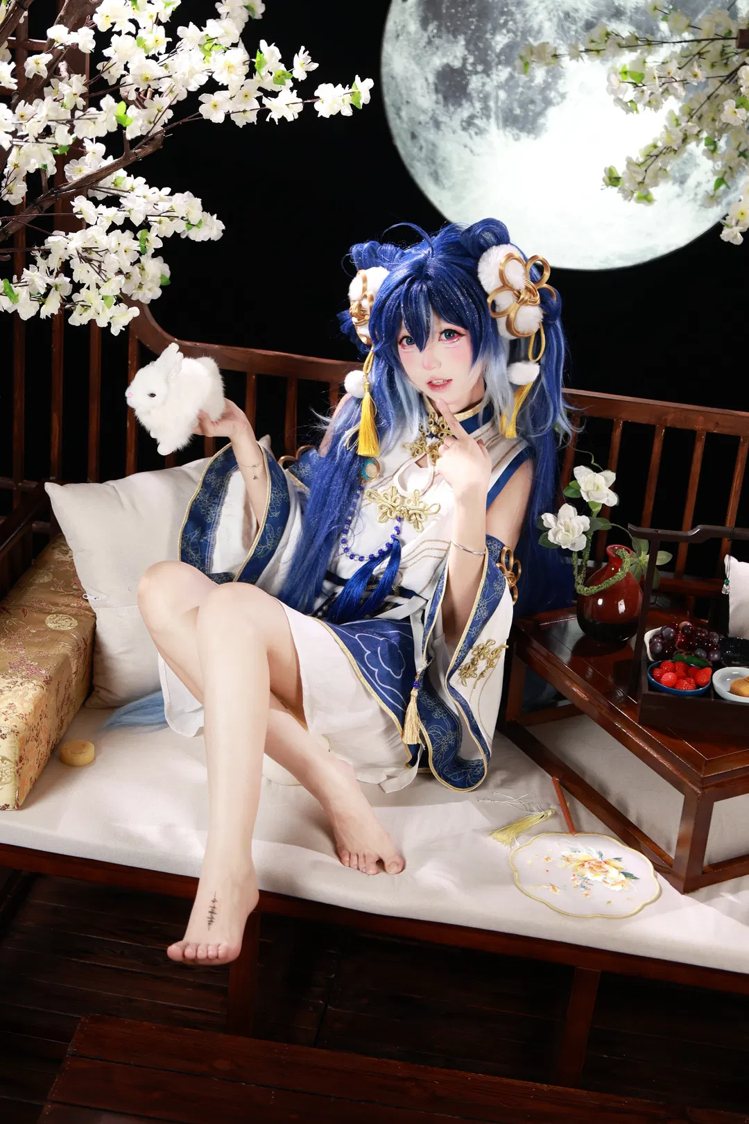 【尤诺cos】鸣潮中秋古风棚拍 - 第 1 张