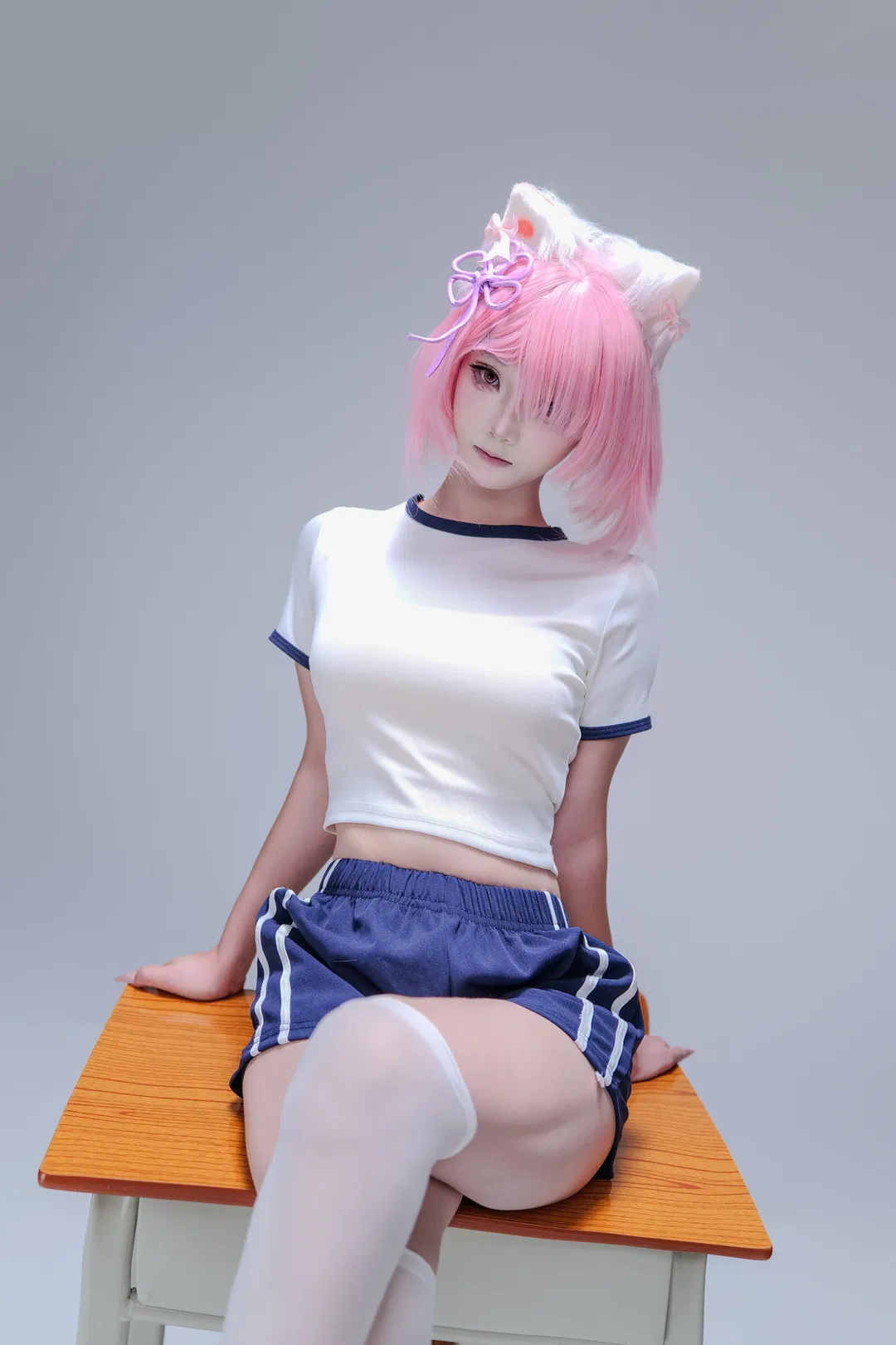 [Ram cosplay] Re:ZERO -Starting Life in Another World- Sporty Everyday Moments - Image 2