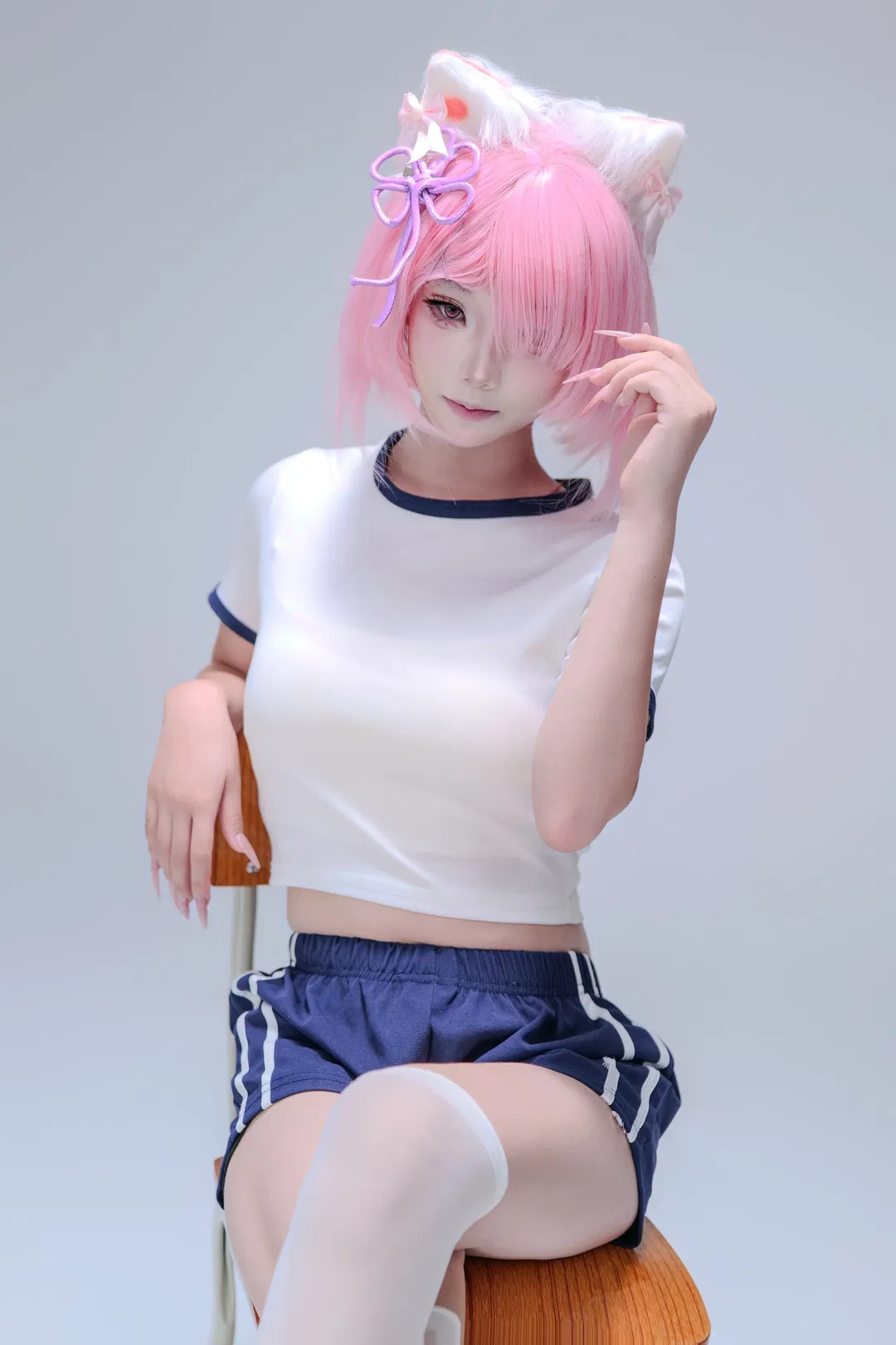 [Ram cosplay] Re:ZERO -Starting Life in Another World- Sporty Everyday Moments - Image 3
