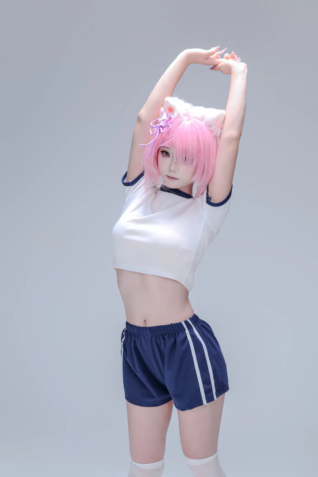 [Ram cosplay] Re:ZERO -Starting Life in Another World- Sporty Everyday Moments - Image 4