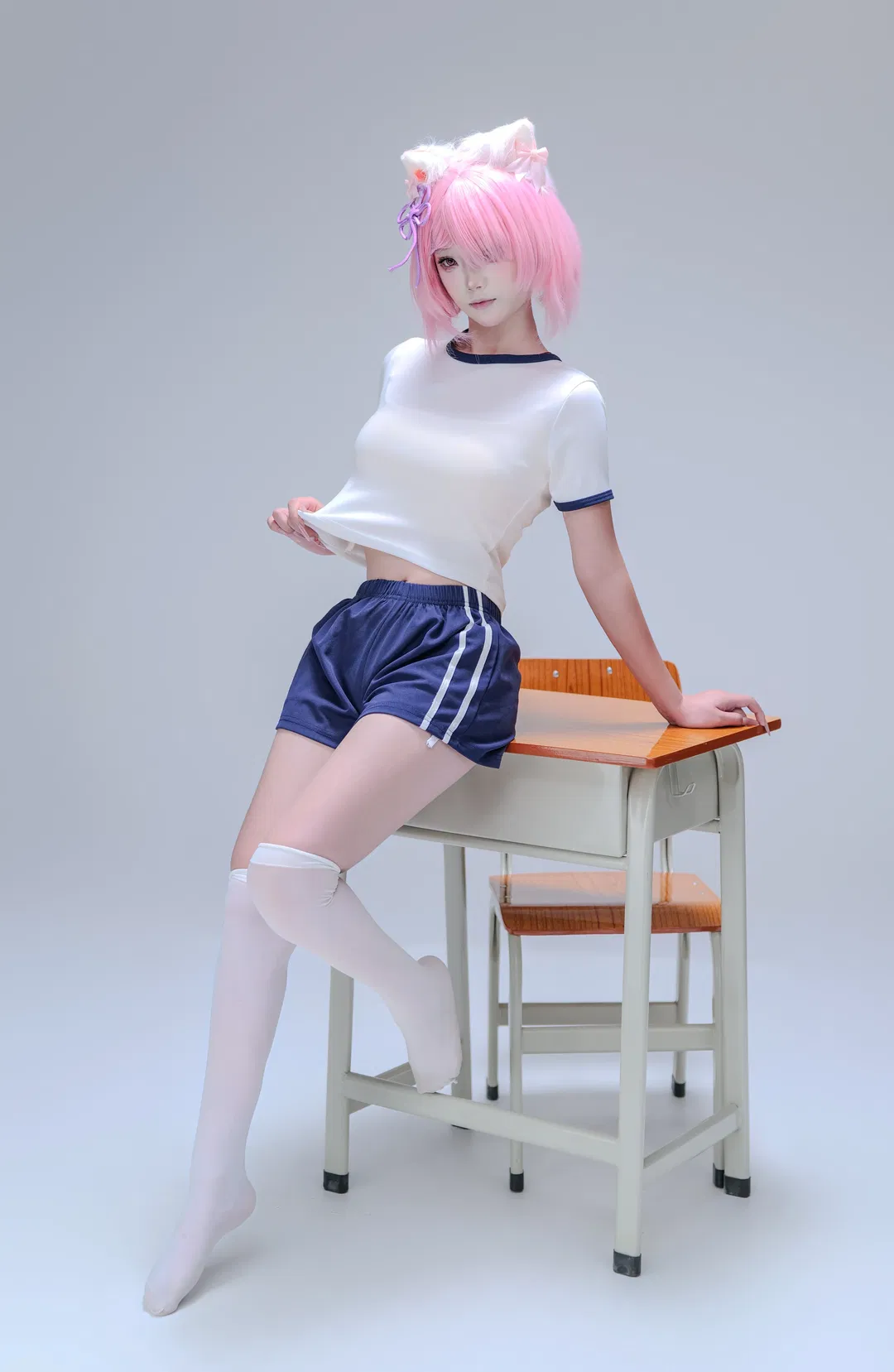 [Ram cosplay] Re:ZERO -Starting Life in Another World- Sporty Everyday Moments - Image 6