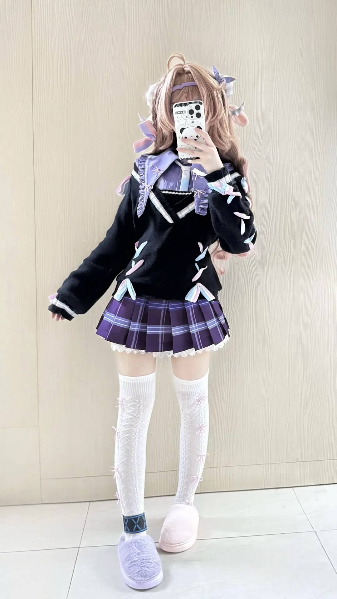 【艾雅法拉cos】明日方舟小羊的人形制衣JK制服穿搭 - 第 5 张