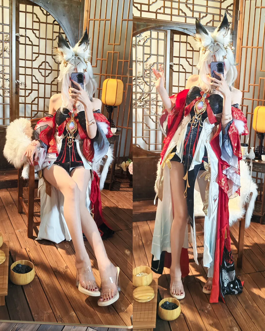 【心月狐cos】鸣潮心月狐的国风兽耳造型分享 - 第 1 张