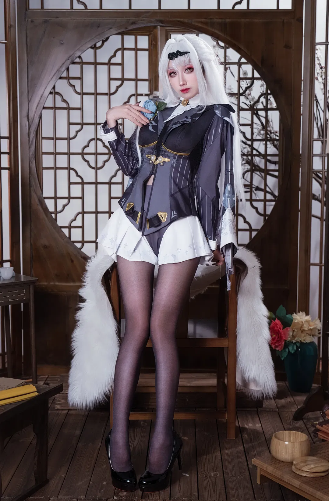 【仪玄cos】绝区零的墨色特工正片分享 - 第 3 张