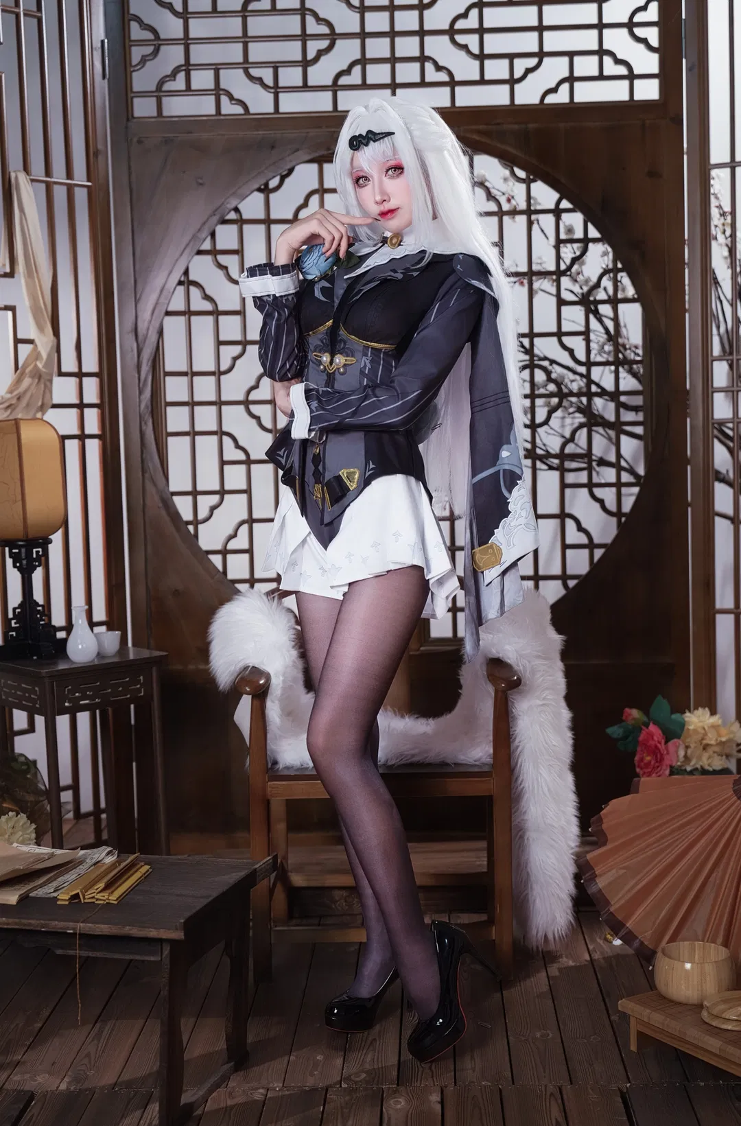 【仪玄cos】绝区零的墨色特工正片分享 - 第 5 张
