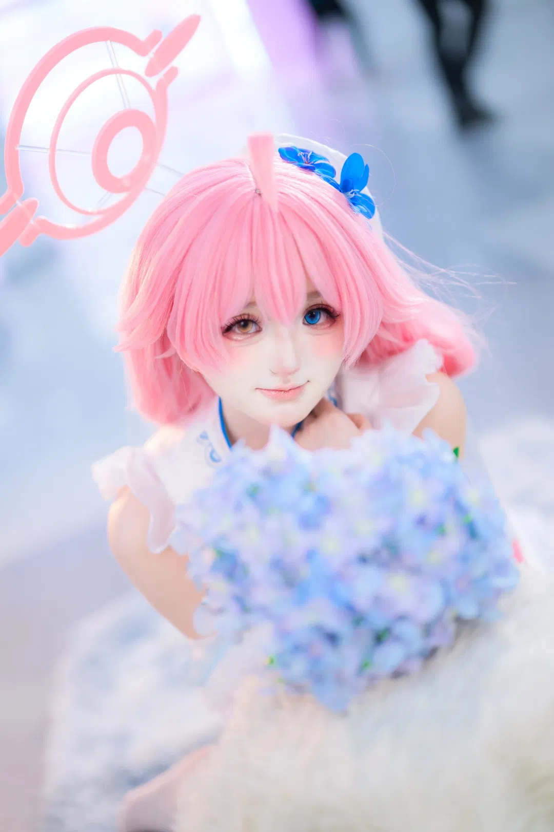 【小鸟游星野cos】蔚蓝档案的粉发小可爱突然冒头 - 第 3 张