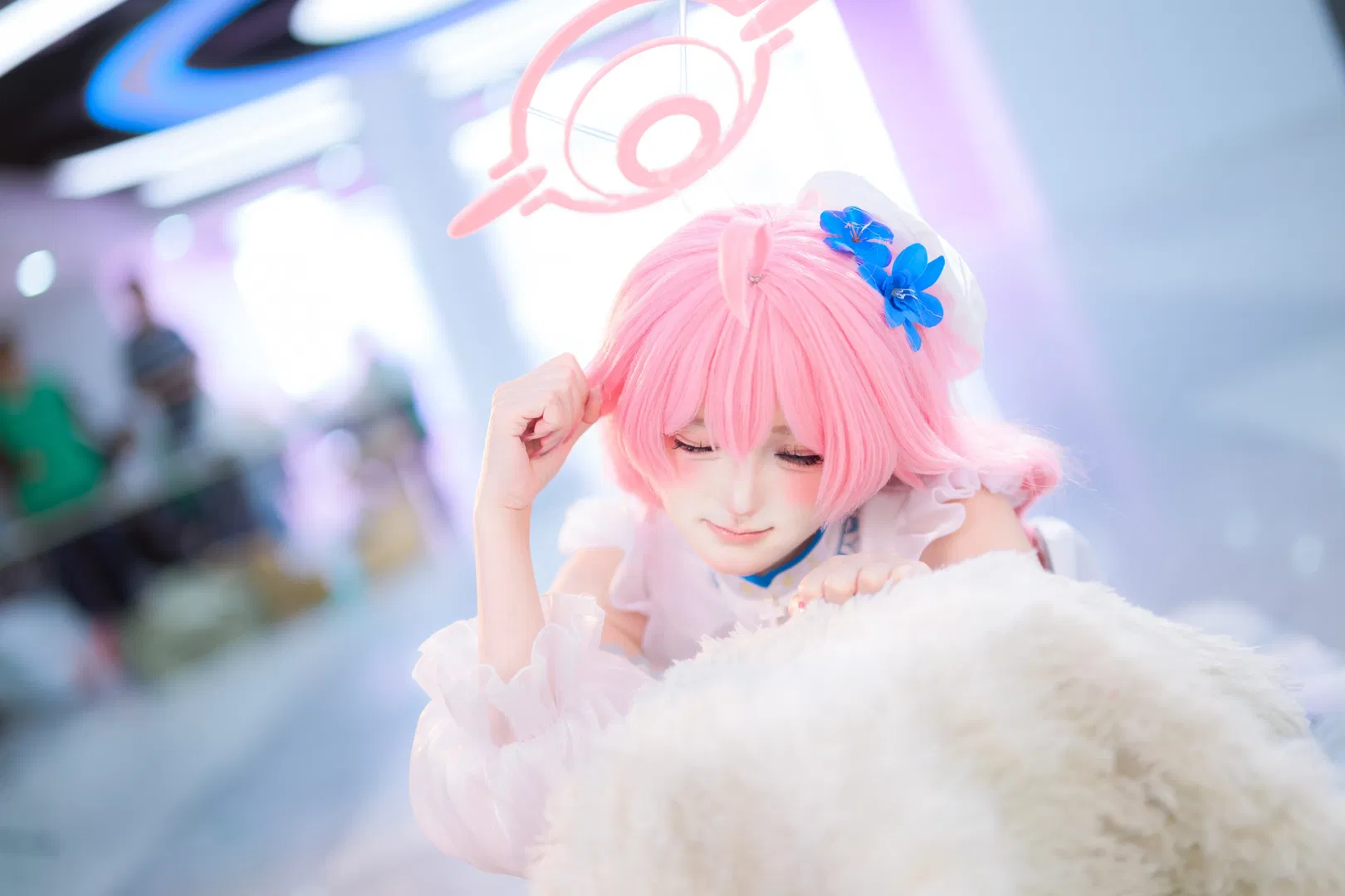【小鸟游星野cos】蔚蓝档案的粉发小可爱突然冒头 - 第 4 张