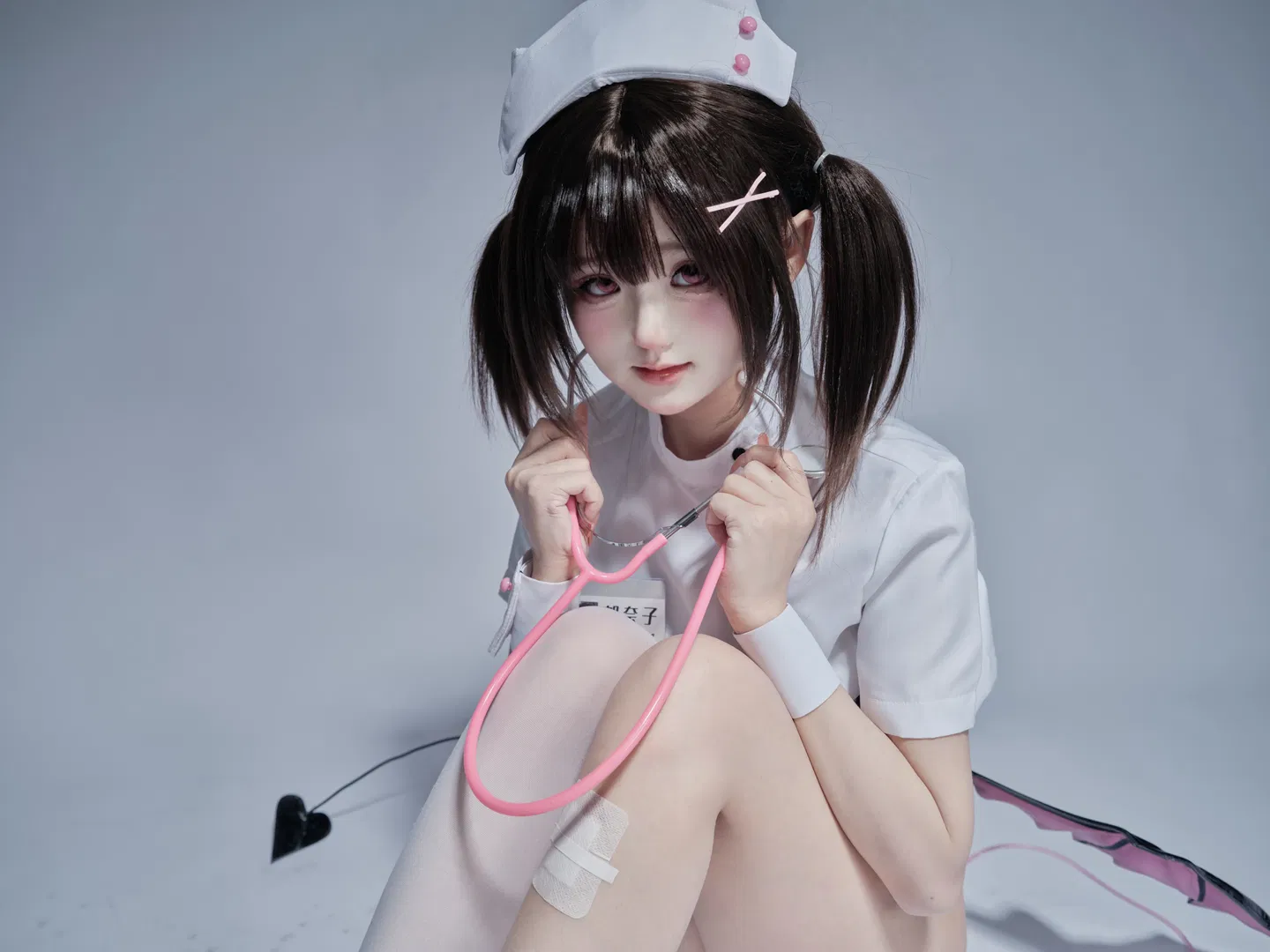 【加奈子cos】粉色醫療道具與惡魔翅膀的反差搭配 - 第 3 張