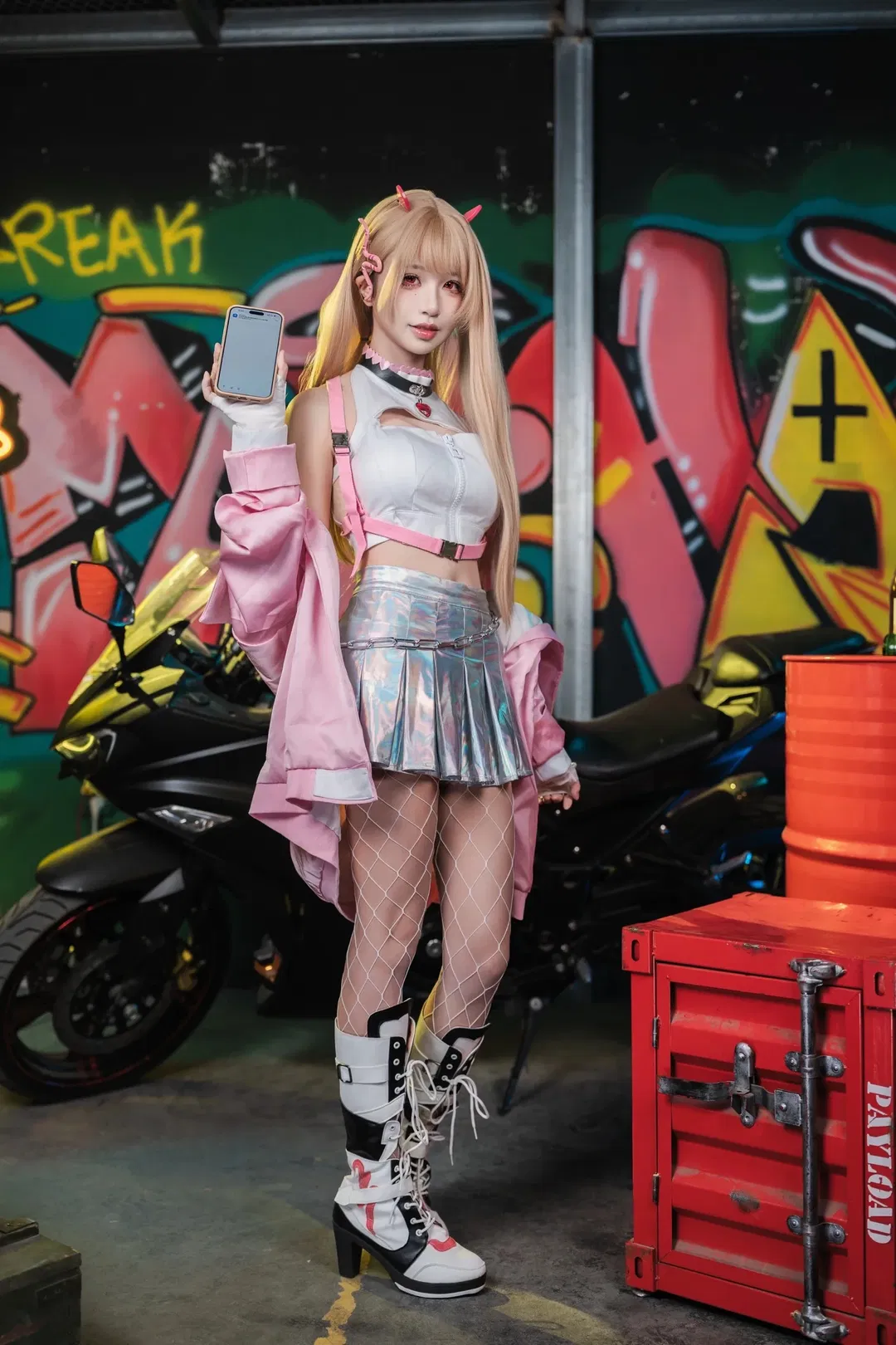 【毒蛇cos】胜利女神NIKKE 街头机车风格拍摄分享 - 第 3 张