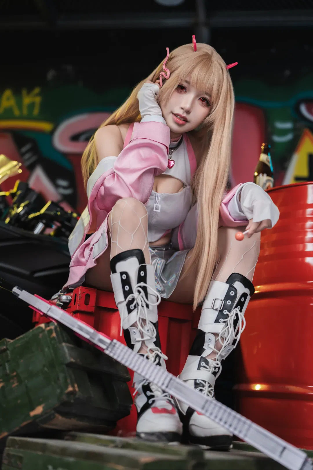 【毒蛇cos】胜利女神NIKKE 街头机车风格拍摄分享 - 第 5 张