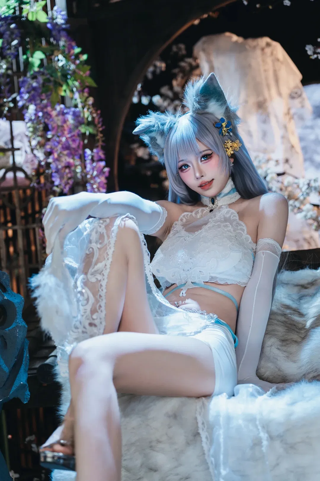 【信浓cos】碧蓝航线月色狐影，轻盈入梦 - 第 3 张