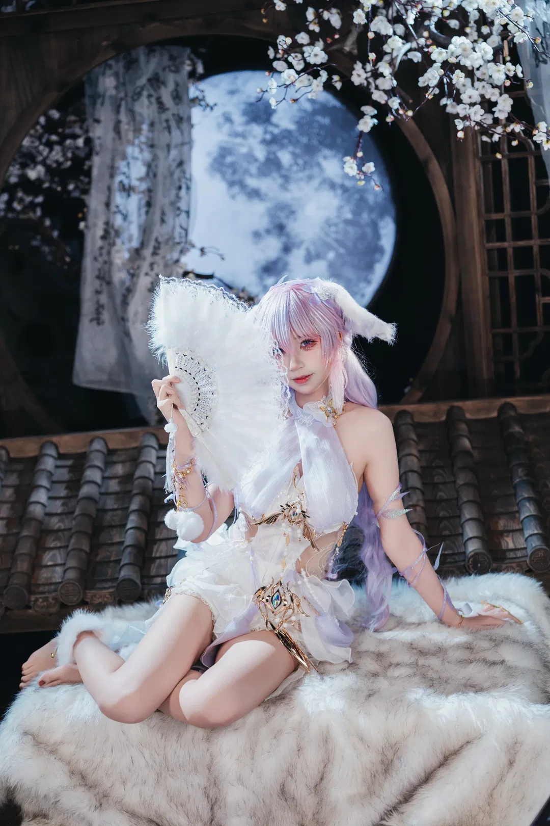 【玉玲瓏cos】永劫無間狐鳴於月下，千般風月盡在眉眼之間 - 第 1 張
