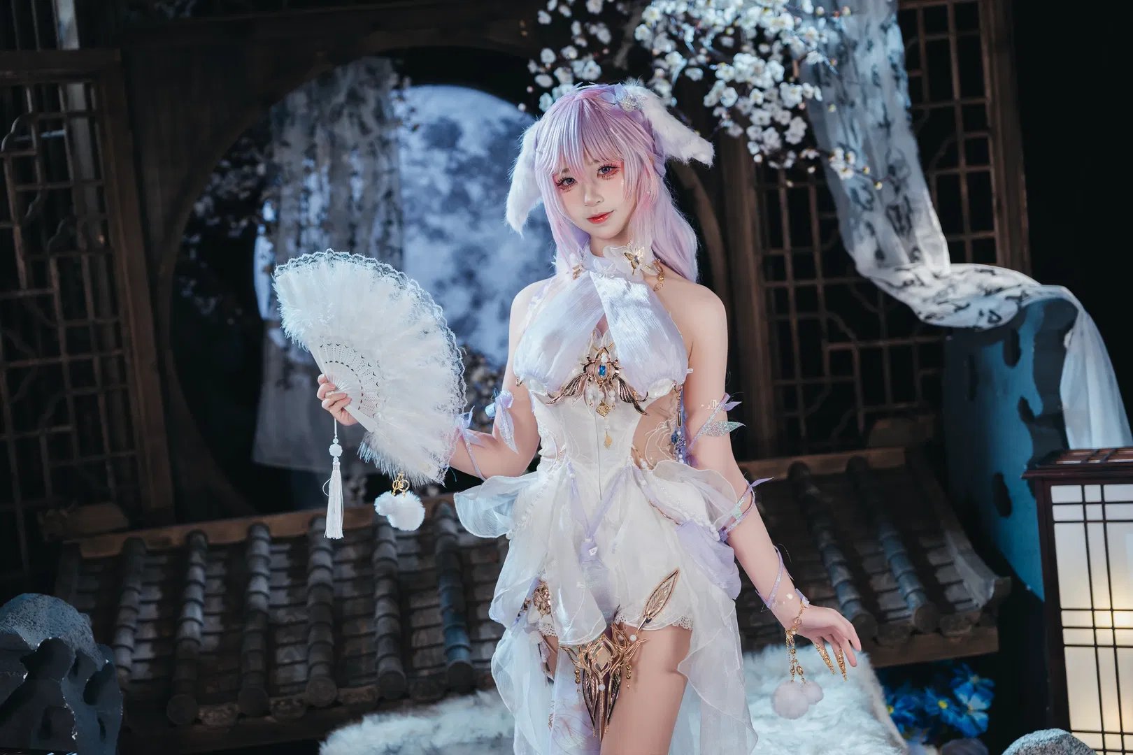 【玉玲瓏cos】永劫無間春不斂，月下相逢的古典幻想 - 第 1 張