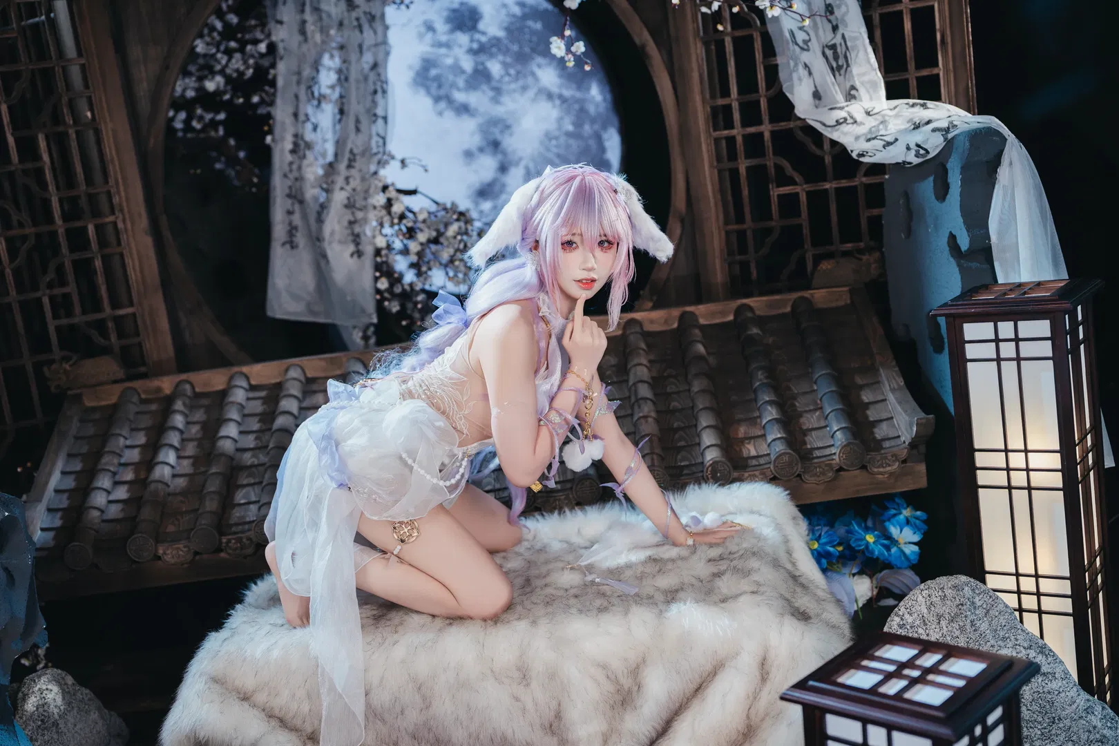 【玉玲瓏cos】永劫無間春不斂，月下相逢的古典幻想 - 第 3 張