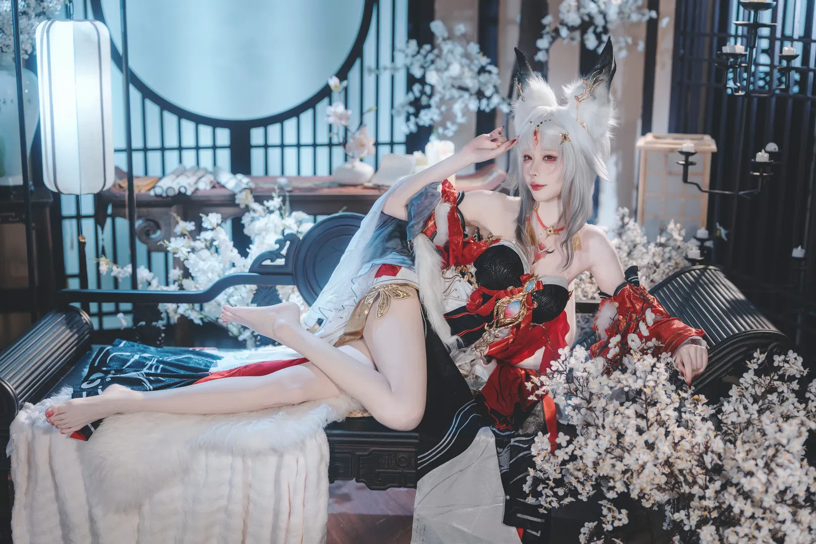 【心月狐cos】鳴潮絕美紅黑國風裝扮 - 第 2 張