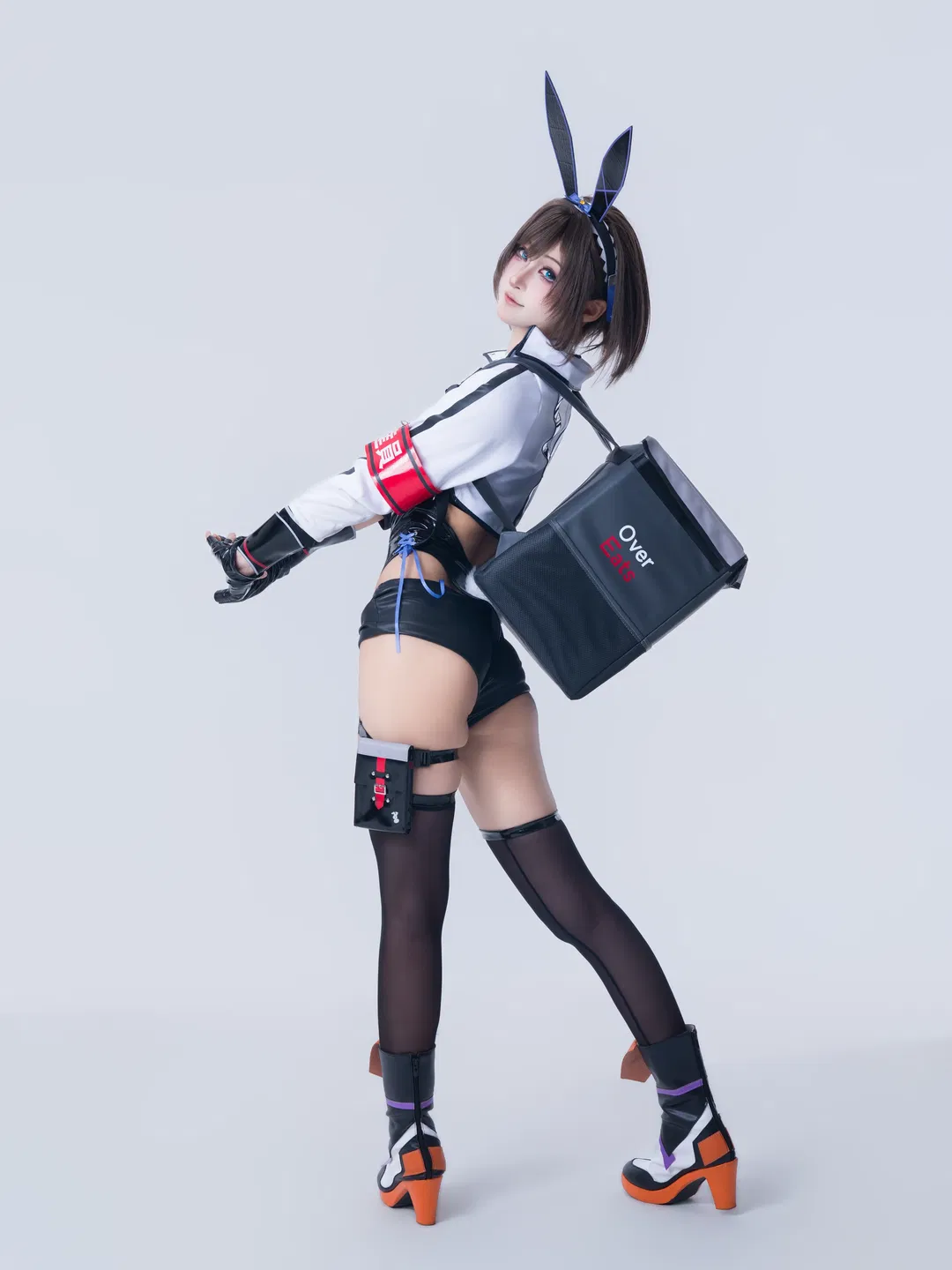 外賣兔小葵cos 外賣員與兔女郎的結合 - 第 10 張