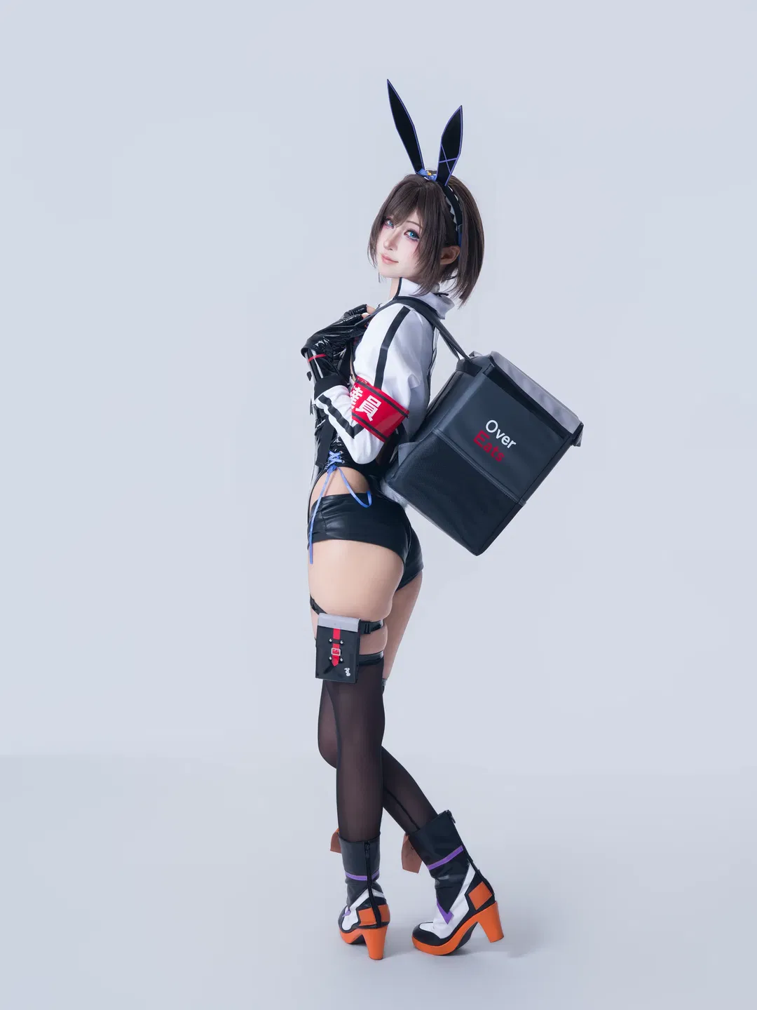 外賣兔小葵cos 外賣員與兔女郎的結合 - 第 6 張