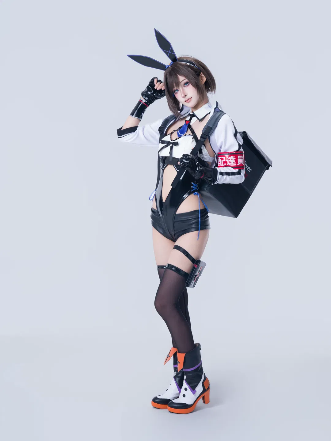 外賣兔小葵cos 外賣員與兔女郎的結合 - 第 8 張