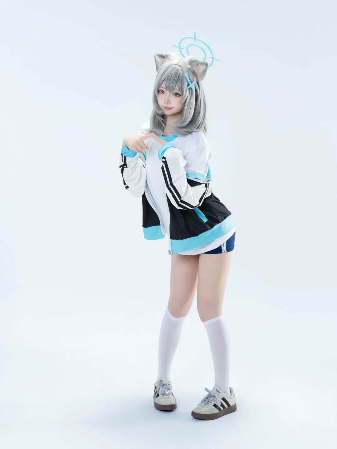 【砂狼白子cos】蔚藍檔案體操服棚拍分享 - 第 10 張