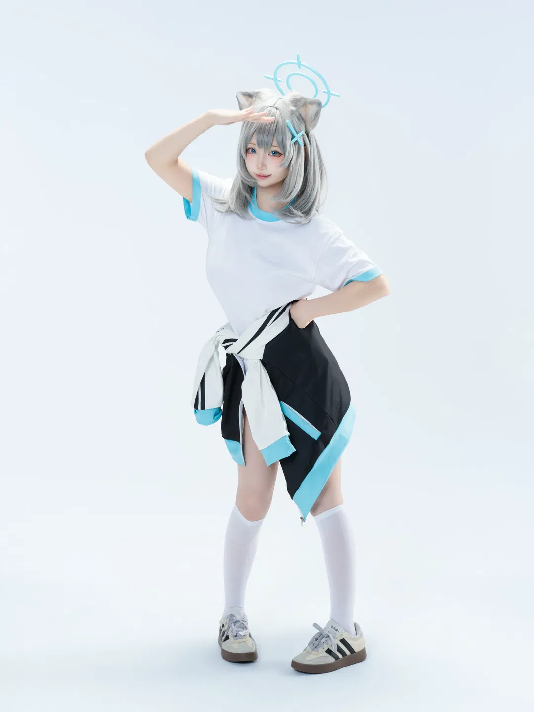 【砂狼白子cos】蔚藍檔案體操服棚拍分享 - 第 11 張