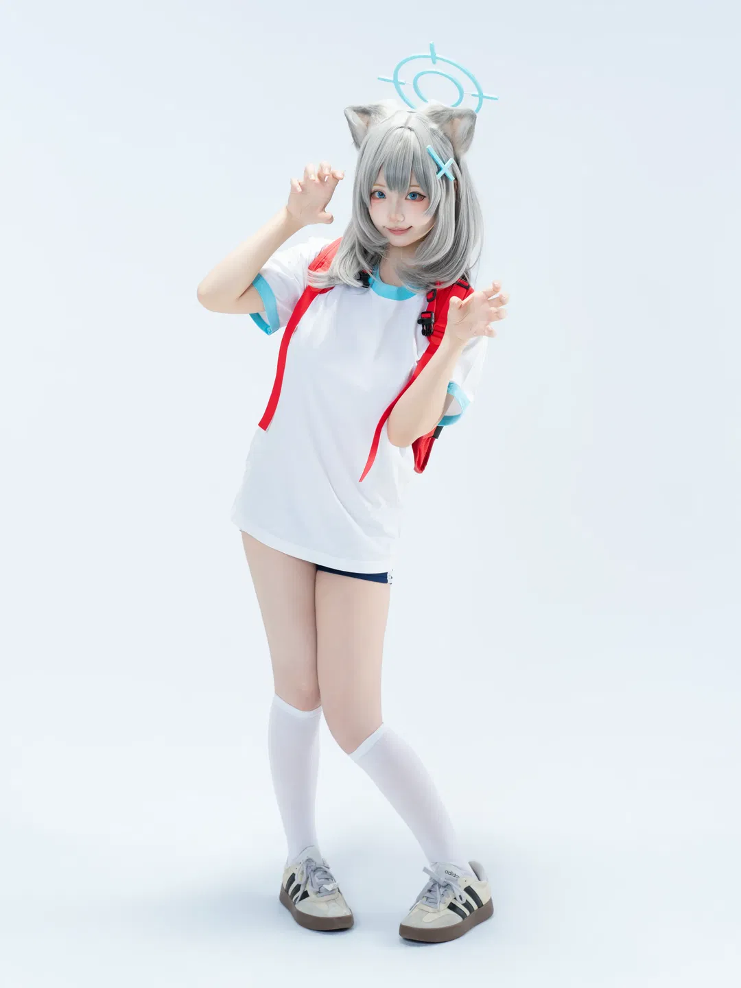 【砂狼白子cos】蔚藍檔案體操服棚拍分享 - 第 12 張