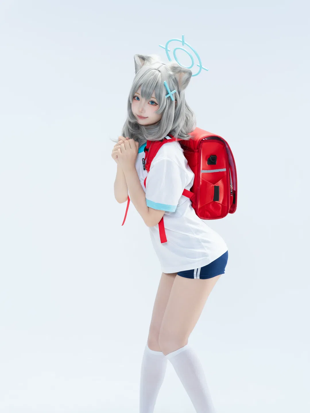 【砂狼白子cos】蔚藍檔案體操服棚拍分享 - 第 13 張