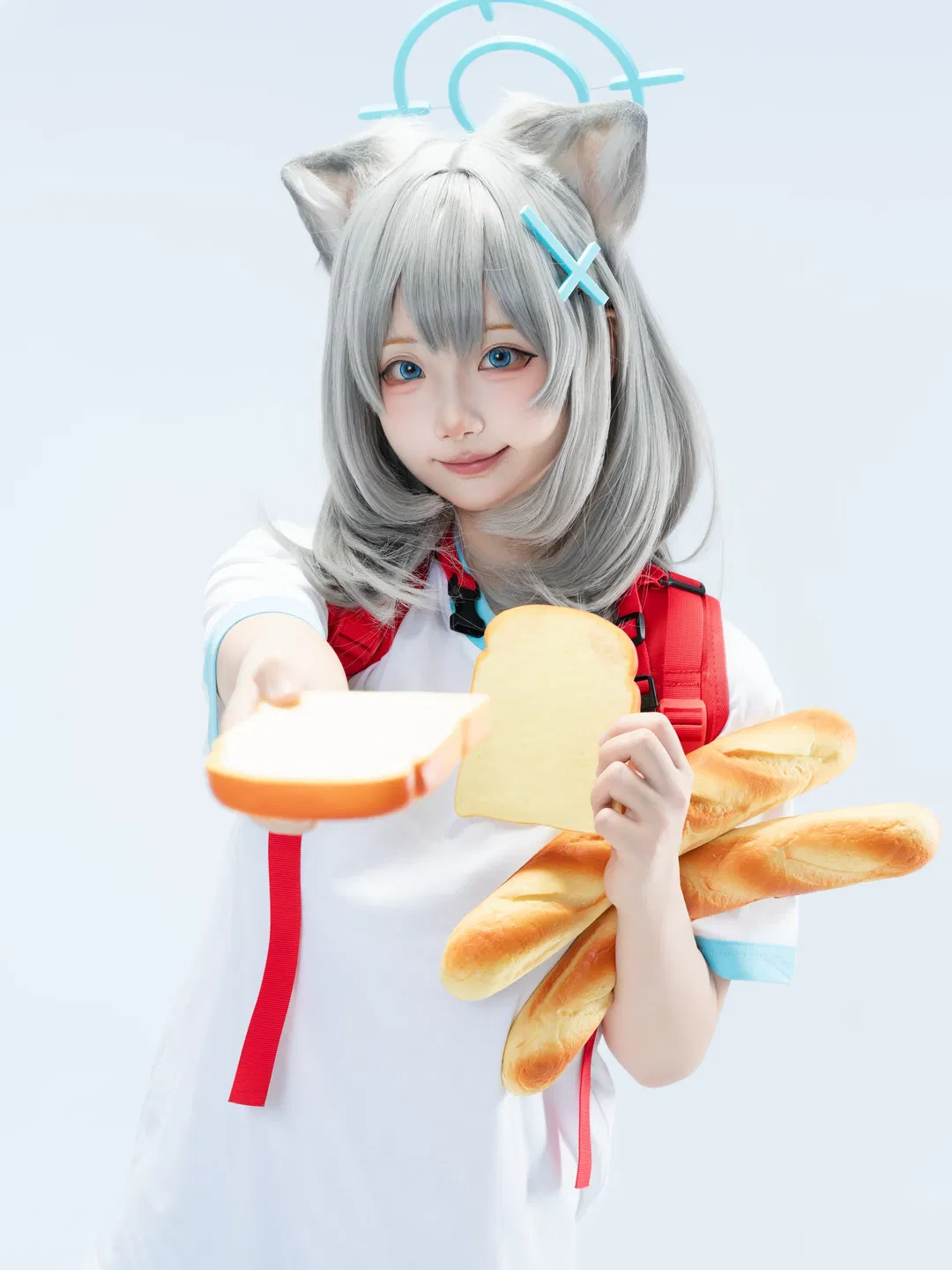 【砂狼白子cos】蔚藍檔案體操服棚拍分享 - 第 14 張