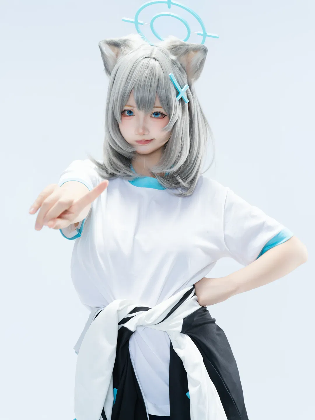 【砂狼白子cos】蔚藍檔案體操服棚拍分享 - 第 2 張