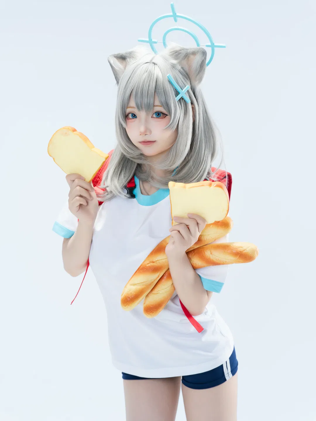 【砂狼白子cos】蔚藍檔案體操服棚拍分享 - 第 3 張