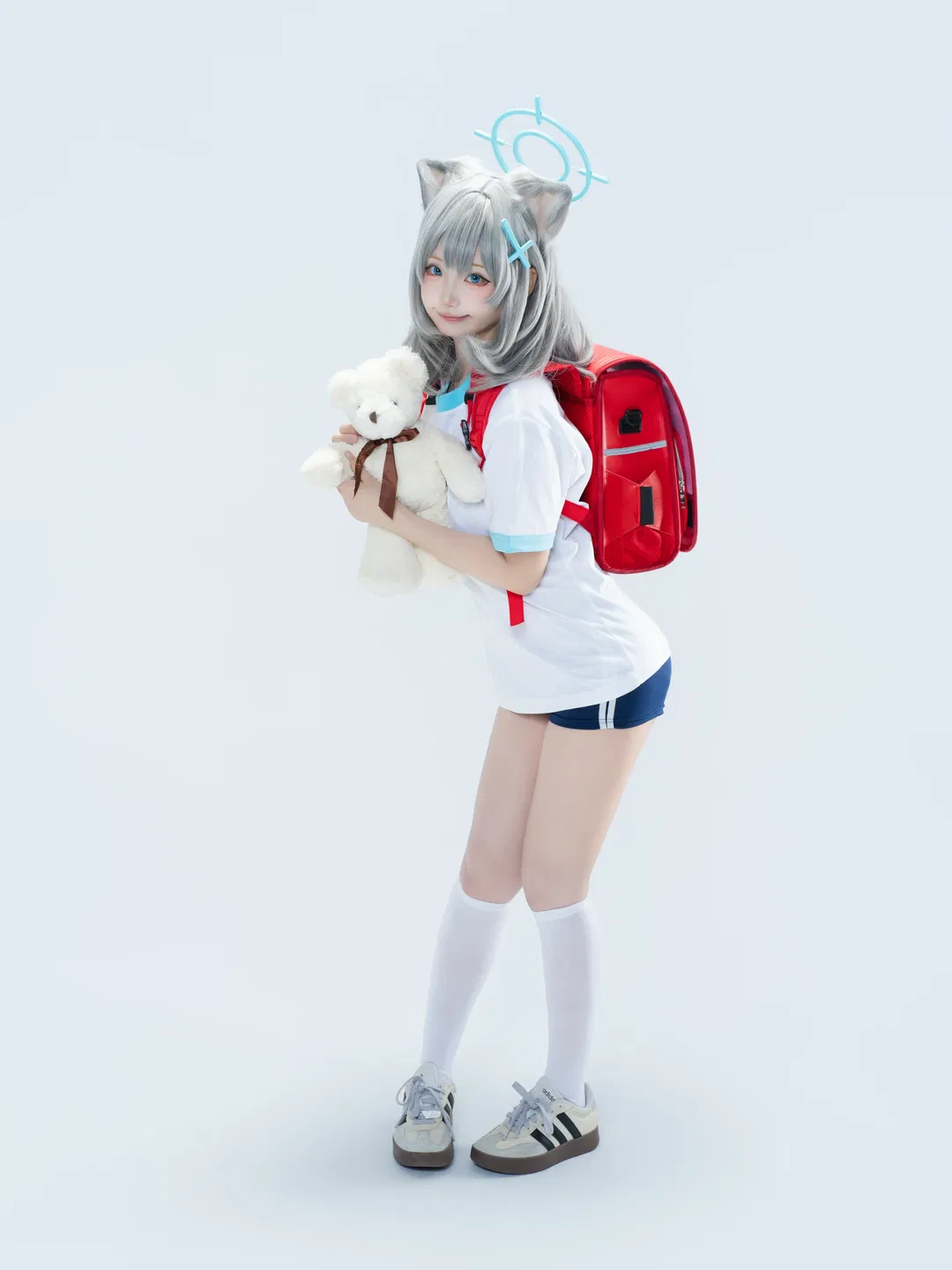【砂狼白子cos】蔚藍檔案體操服棚拍分享 - 第 4 張