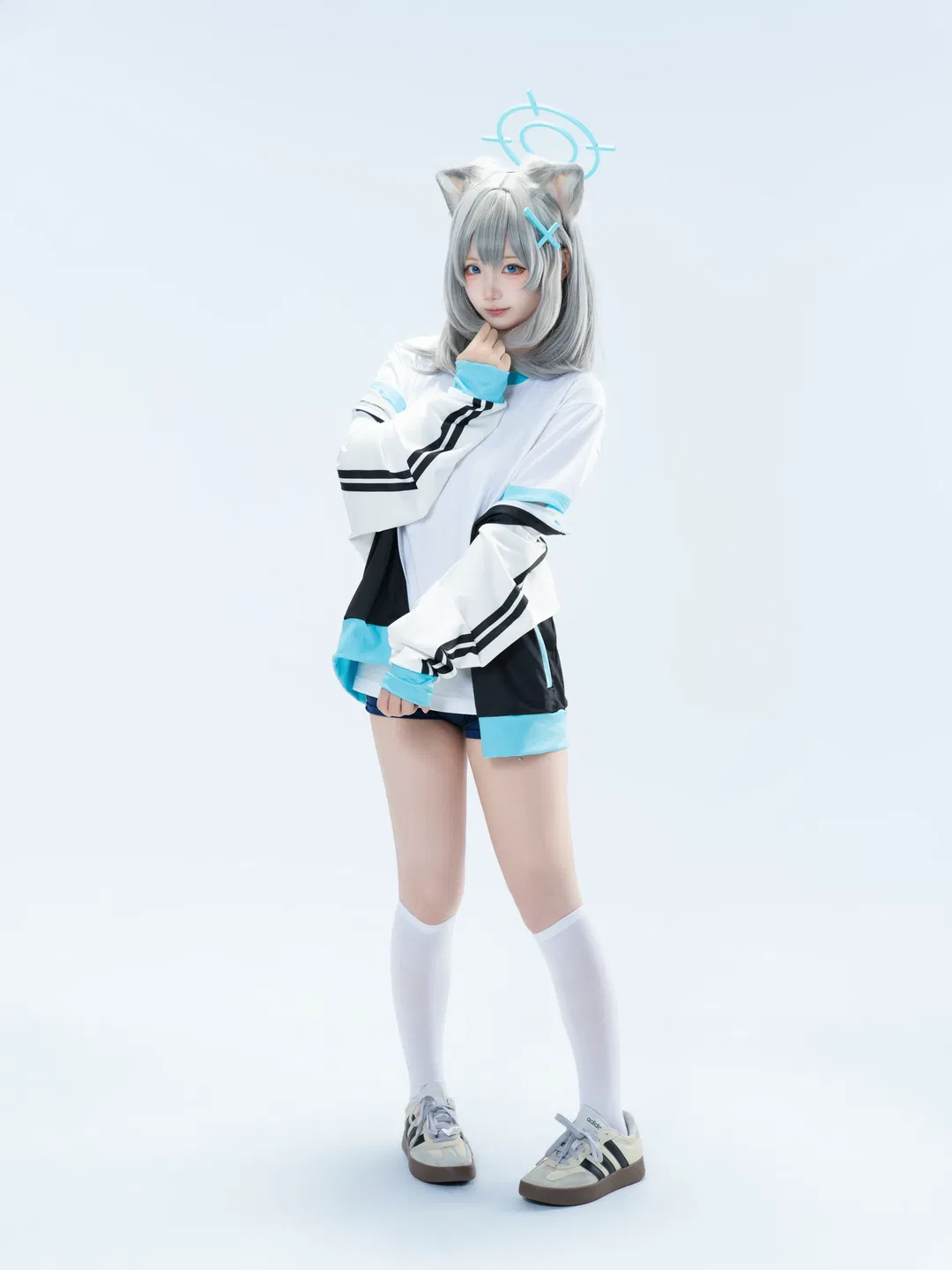 【砂狼白子cos】蔚藍檔案體操服棚拍分享 - 第 5 張
