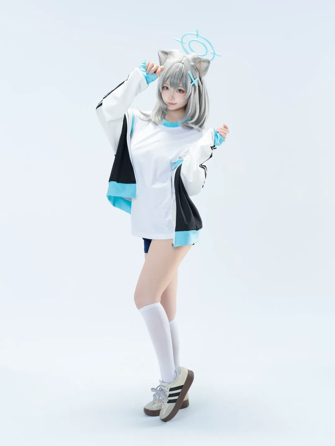 【砂狼白子cos】蔚藍檔案體操服棚拍分享 - 第 6 張